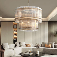 San Marcon 2-Tier Round Chandelier 37" - Franing