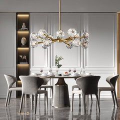 Boule Cristal Round Chandelier 36" - Franing