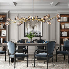 Boule Crystal Round Chandelier 72" - Franing
