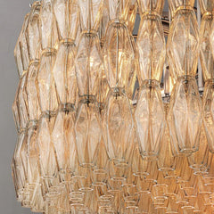 Chiara Glass Round Chandelier 47" - Franing