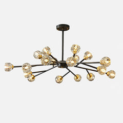 Crystal Ball Round Cluster Chandelier - Franing