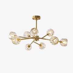 Crystal Ball Round Cluster Chandelier - Franing