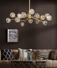Crystal Ball Round Cluster Chandelier - Franing