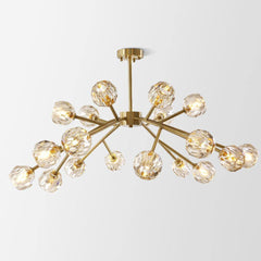 Crystal Ball Round Cluster Chandelier - Franing