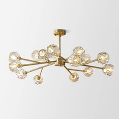 Crystal Ball Round Cluster Chandelier - Franing