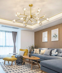 Crystal Ball Round Cluster Chandelier - Franing