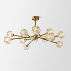 Crystal Ball Round Cluster Chandelier - Franing