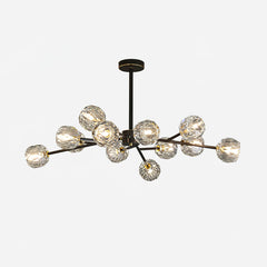 Crystal Ball Round Cluster Chandelier - Franing