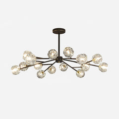 Crystal Ball Round Cluster Chandelier - Franing