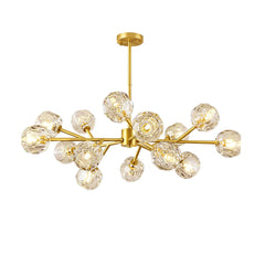 Crystal Ball Round Cluster Chandelier - Franing