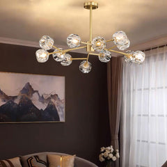 Crystal Ball Round Cluster Chandelier - Franing