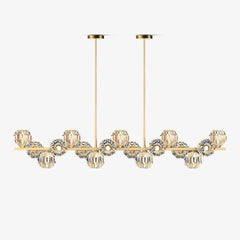 Crystal Glass Ball Chandelier - Franing