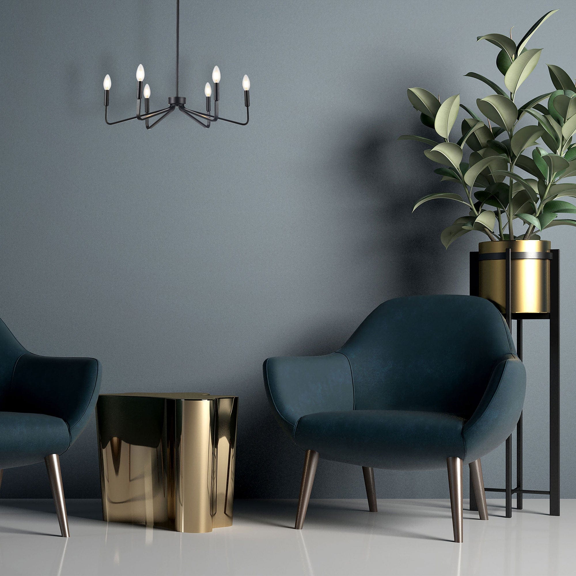 Clayton Chandelier - Franing