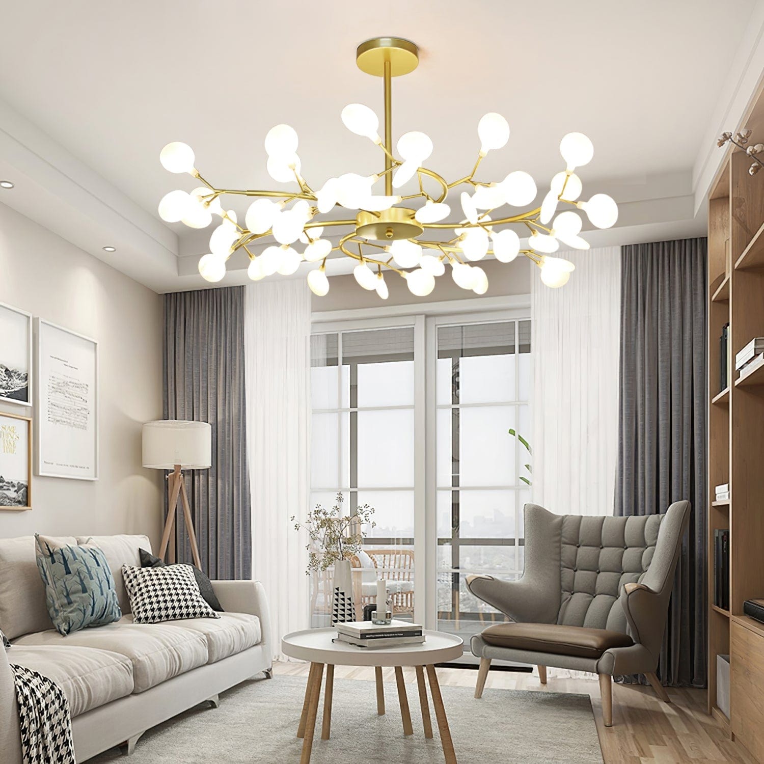 LED Firefly Sputnik Chandelier - Franing