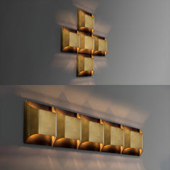Leclerc Brass Wall Lamp - Franing