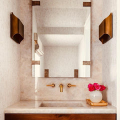 Leclerc Brass Wall Lamp - Franing