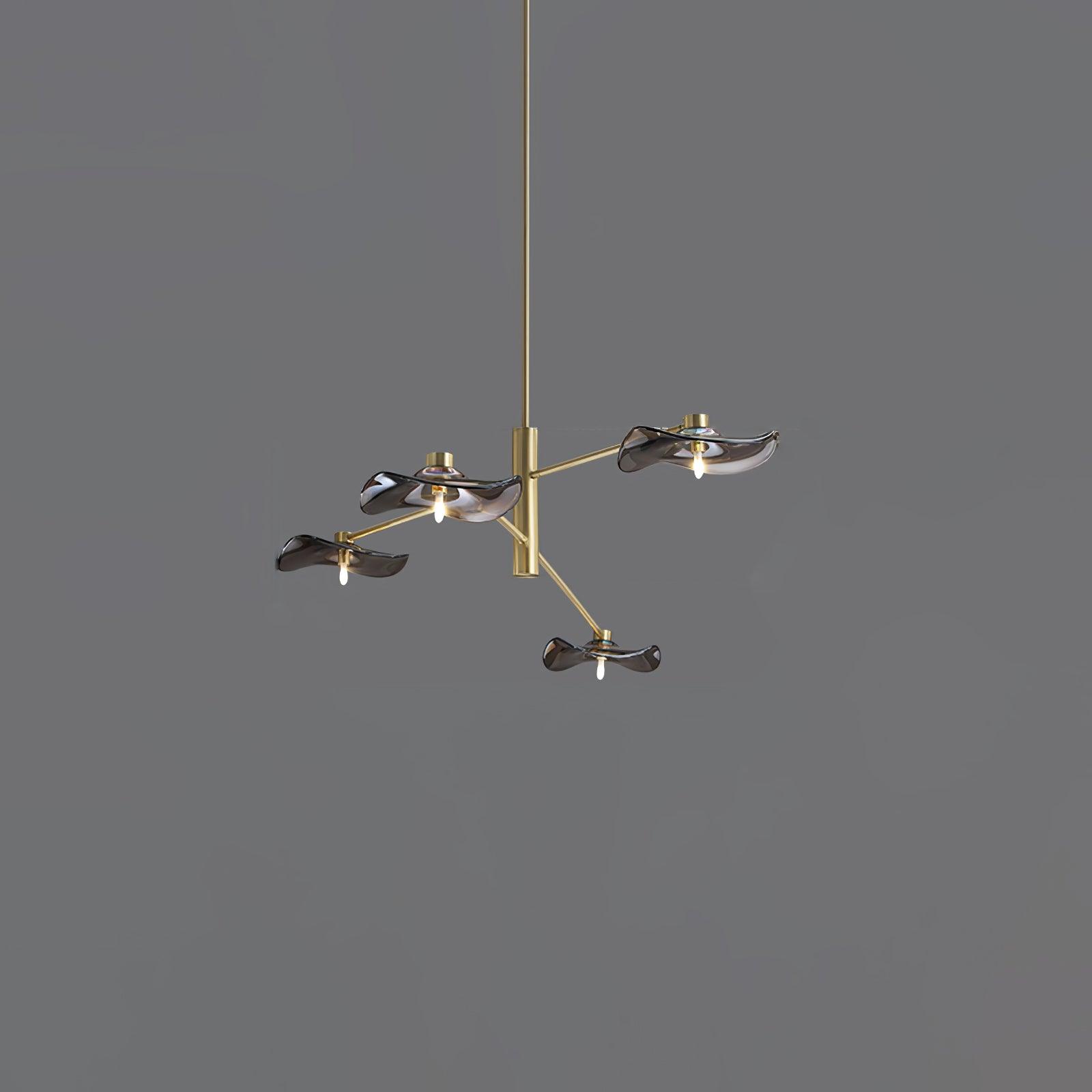Lotus Leaves Glass Chandelier - Franing