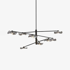 Lotus Leaves Glass Chandelier - Franing