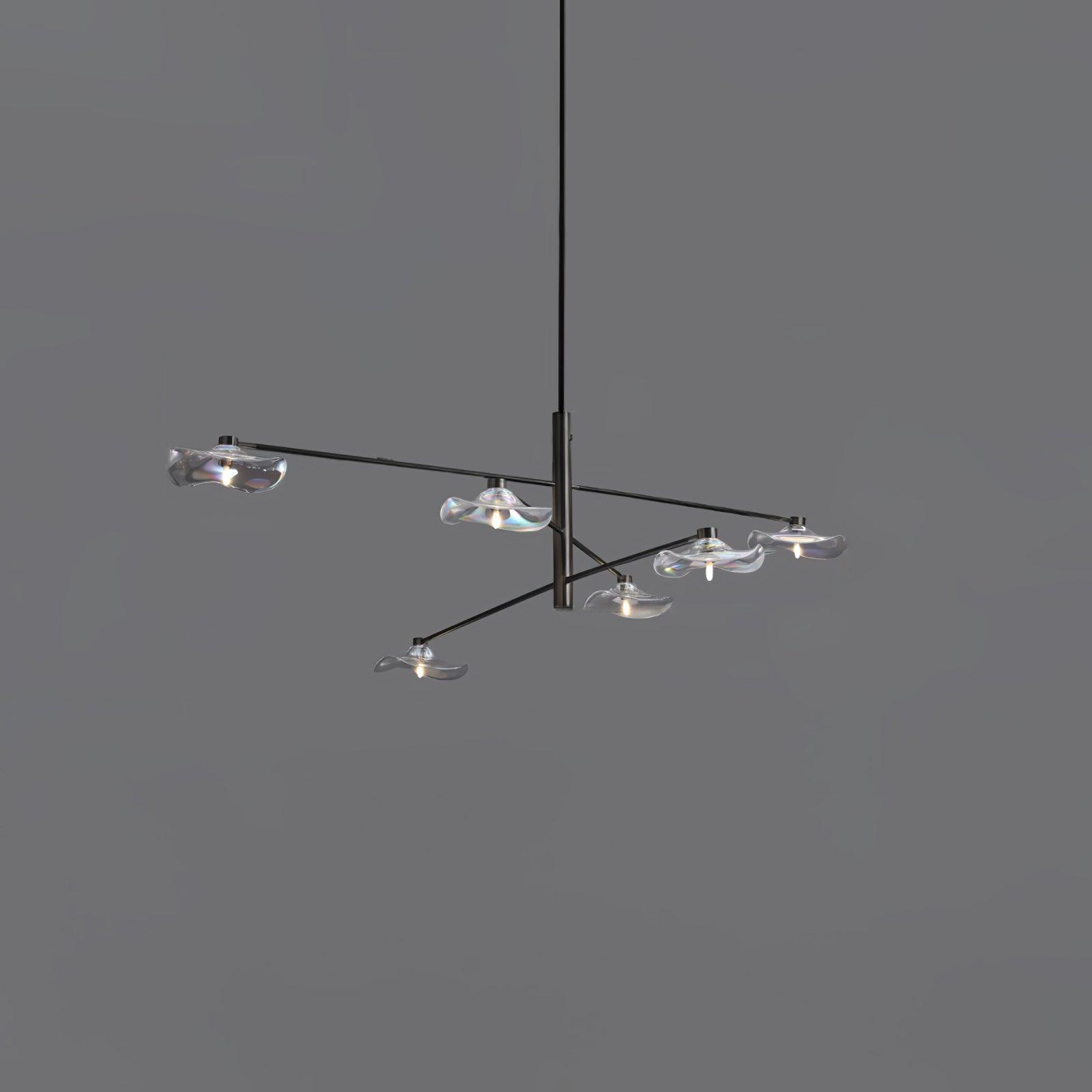 Lotus Leaves Glass Chandelier - Franing