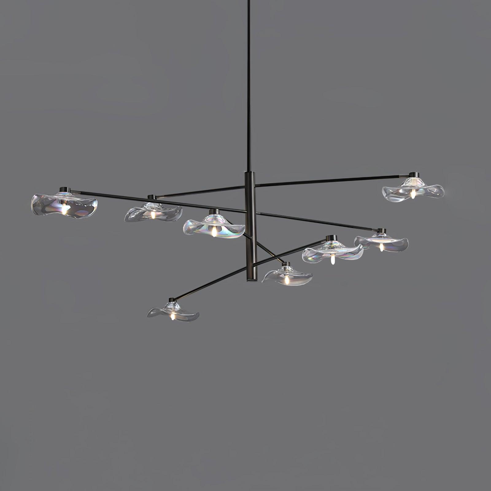 Lotus Leaves Glass Chandelier - Franing