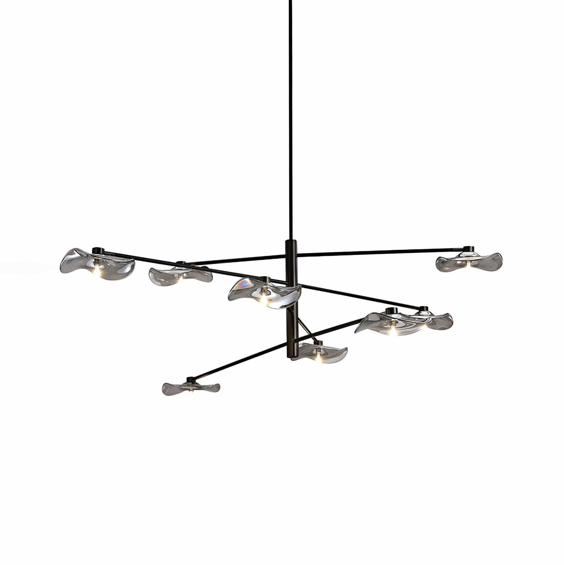 Lotus Leaves Glass Chandelier - Franing