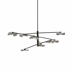 Lotus Leaves Glass Chandelier - Franing