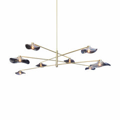 Lotus Leaves Glass Chandelier - Franing