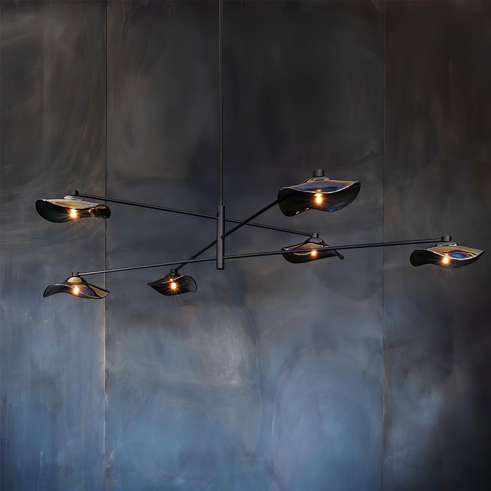 Lotus Leaves Glass Chandelier - Franing