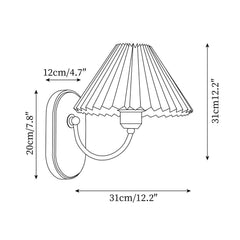 Louise Plug In Wall Lamp 12.2″ - Franing