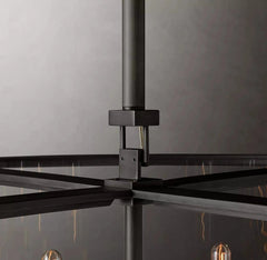 Michaul Beck Round Chandelier 44" - Franing