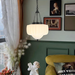 European retro simple glass iron chandelier - Franing