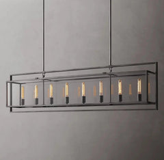 Michaul Beck Rectangular Chandelier 72" - Franing
