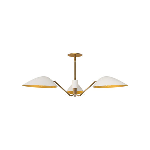 Oscar 36-in white Pendant