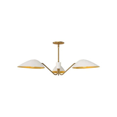 Oscar 36-in white Pendant - Franing