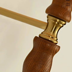 Pleated Walnut Wall Light - Franing