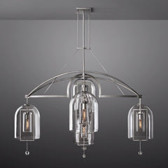 Fulcrum Round Chandelier 73" 5-Lights - Franing