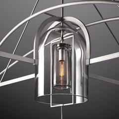 Fulcrum Round Chandelier 85" -5 Lights - Franing
