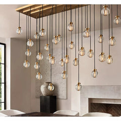 Pearl Linear Chandelier 36" 54" 72" - Franing