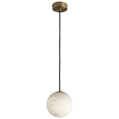 Alabaster Ball Pendant Light by Franing - SHOP ALL,pendant,Alabaster