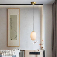 Alabaster Bedside Pendant Light by Franing - SHOP ALL,pendant,Alabaster