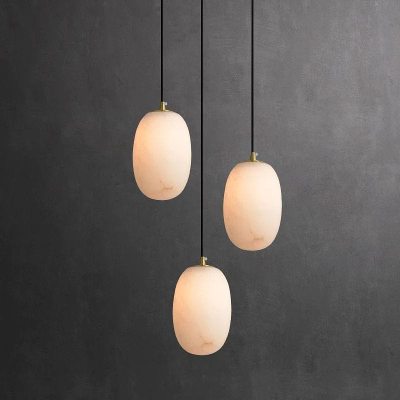Alabaster Bedside Pendant Light by Franing - SHOP ALL,pendant,Alabaster