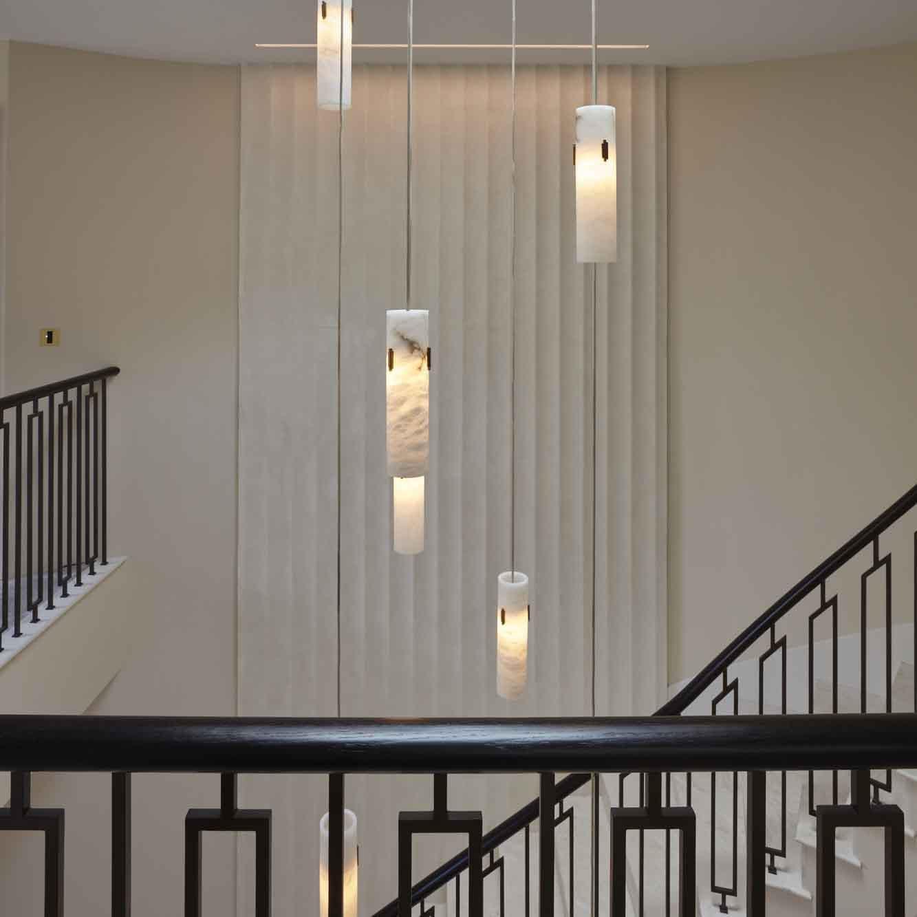 Alabaster Deco 12 - Light Cluster Chandelier by Franing - SHOP ALL,CEILING,Alabaster