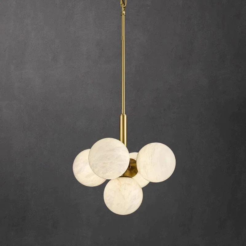Alabaster Global Rod/Cord Pendant by Franing - SHOP ALL,pendant,Alabaster,Island counter/dining room