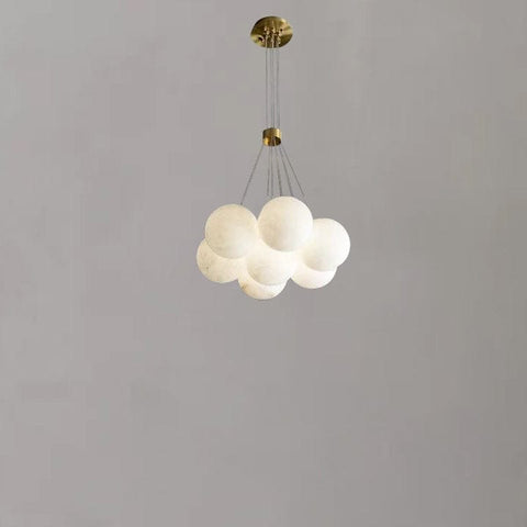 Alabaster Globe Art Pendant Light by Franing - Chandelier .SHOP ALL .Alabaster