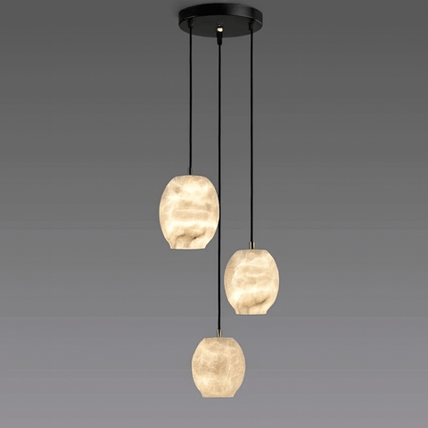 Alabaster Lantern Pendant by Franing - SHOP ALL,pendant,Alabaster