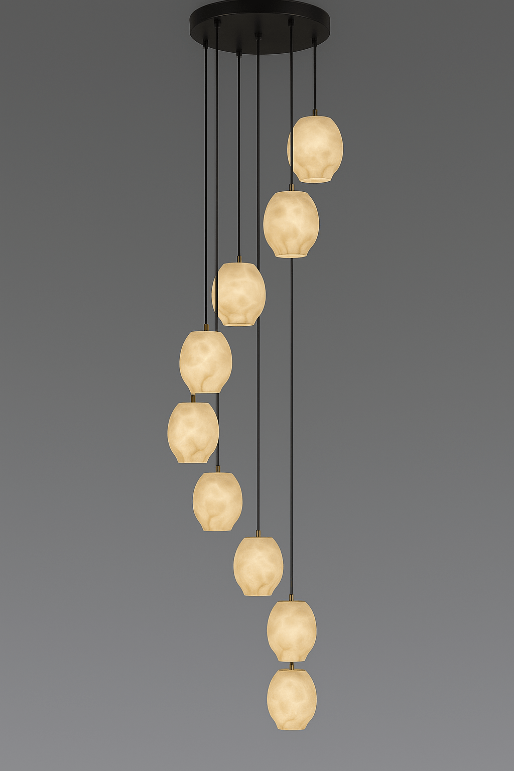 Alabaster Lantern Pendant by Franing - SHOP ALL,pendant,Alabaster