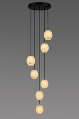 Alabaster Lantern Pendant by Franing - SHOP ALL,pendant,Alabaster