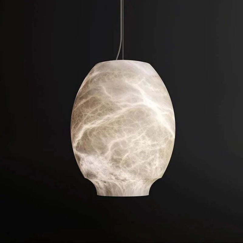 Alabaster Lantern Pendant by Franing - SHOP ALL,pendant,Alabaster