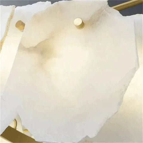 Alabaster Linear Chandelier (Rod) by Franing - Chandelier .SHOP ALL .Alabaster，Island counter/dining room