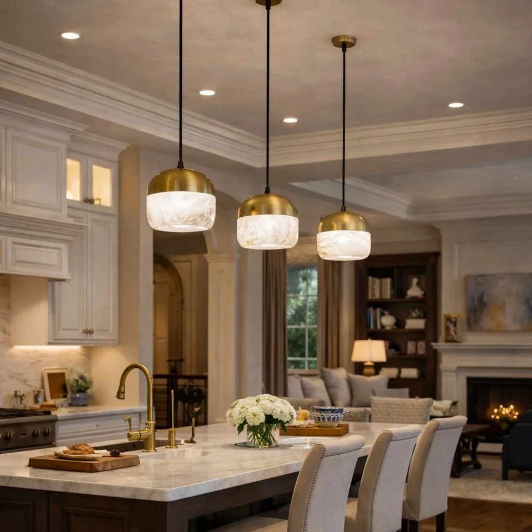 Alabaster Pendant, Kitchen Pendant Light by Franing - SHOP ALL,pendant,Alabaster,CEILING